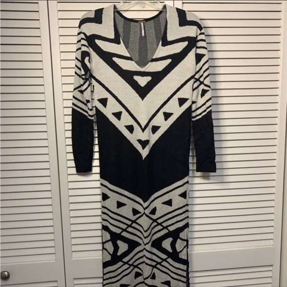 Free people sweater maxi dress - Picture 1 of 3